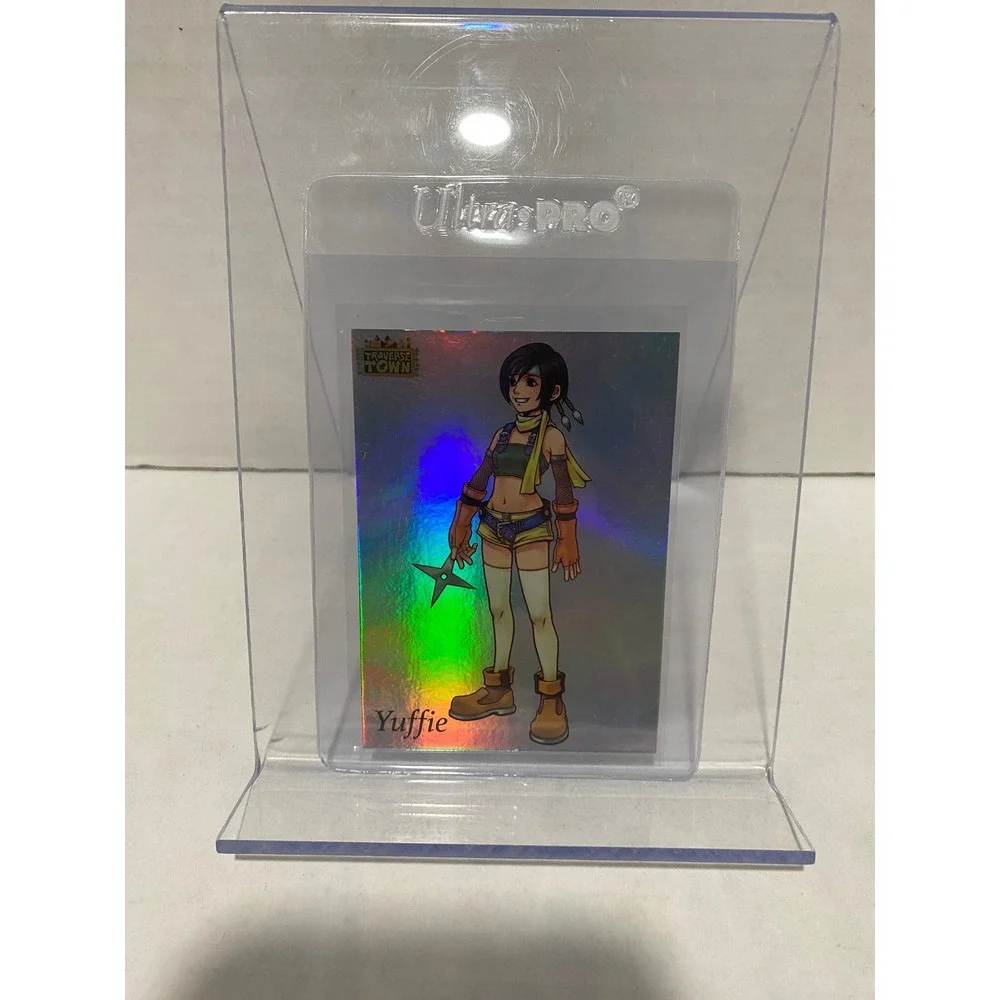 Kingdom Hearts Museum Card Yuffie Traverse Town Prism Foil Excellent